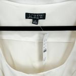J.Crew  Scoopneck Vest Drapey Crepe Suiting Classic Minimalist Ivory US 00 NWT Photo 8
