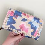 Style & Co Whipstitch Dip Dye Crossbody Bag Purse & Wallet Set Watercolor Artsy Photo 8