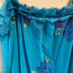 Victoria's Secret Vintage VS Sexy Little Things Embroidered Teddy Top Blue M Photo 7