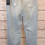 American Bazi Jeans Distressed High Rise NWT Wide Leg Light Wash-13 Photo 2