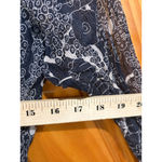 ECI New York 100% Silk Floral Maxi Dress Size 8 Sheer Ruffle Romantic Evening Black Photo 8