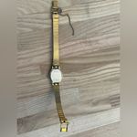 Bulova Ladies Watch Vintage Genuine Diamonds Gold Electro Bracelet Gold Dial Photo 8