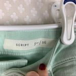 Anthropologie Script Hi Rise Crop Flare New Jeans Photo 2