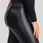 Honeylove Black Vegan Leather Legging –Faux Leather Ankle Zip Pants Medium NWT Photo 11