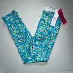 Lilly Pulitzer luxletic 24” high rise midi leggings turquoise oasis xs Photo 2