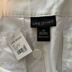 Lane Bryant NWT  High-Rise Linen Cotton White Casual/ Career Dress Pant Trouser, Photo 8