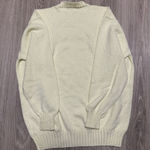 Loro Piana  for Neumann Marcus 100% cotton yellow/Cream Knit Sweater Photo 4
