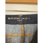 Chico's Women’s Size 2 Dark Blue Straight Leg Jeans Photo 2