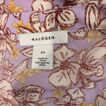 Halogen  Surplice‎ Cap Sleeve Blouse Floral Print Photo 7