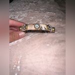 Anthropologie NWOT  Satin Cuff Studded Bracelet Photo 4