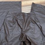 Wide Leg Brown Faux Leather pants Size M Photo 9