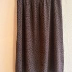 Gap  midi satin skirt brown floral skirt Size Large Photo 3