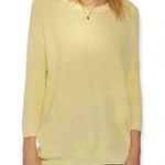 Wilfred  Scoop Neck Knit Pullover Balzac Sweater Yellow Artizia Wool Size XS Photo 0
