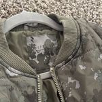 Aeropostale  Green and Gray Floral Camouflage Patterned Jacket Photo 1