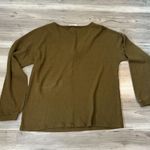 Zenana Outfitters Oversized Small Free People style shirt, olive green, out to out is 24, length is 24 Photo 1