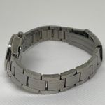 Bulova TFX by  women silver tone date quartz analog watch white dial 26mm running Photo 2