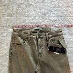 Liverpool Jeans Company Liverpool Los Angeles Hannah High Rise Cropped Flare Leg Jeans NEW Olive Green Photo 9