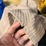 Abercrombie & Fitch Soft A&F Rugby Polo Plunge Wrap Ribbed Top Size Medium Tan Photo 5