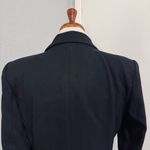 ZARA  Women Elegant Black Gold Button Long Shoulder Pads Lapel Collar Blazer M Photo 11