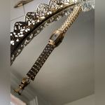 Vintage Harley Ronda watch movement Swiss rhinestone bracelet watch Photo 11