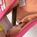 J.Crew NWT  Curved-Waist Cheeky String Bikini Bottom with Beads Pink Size Small Photo 4