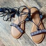 Old Navy Lace Up Sandals Size 8 Photo 0