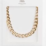 ZARA Gold Link Necklace Photo 3
