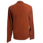 Everlane Size S 100% Cotton Mock Neck Long Sleeved Tee T Shirt Brown TINY FLAW Photo 1