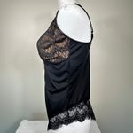 Black Eyelash Scalloped Lace Trimmed VNeck Bodysuit 3X Lagenlook Whimsigoth Sexy Photo 4