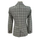 J.Crew Devon Blazer Plaid Italian Stretch Tollegno Wool Blend Gray Size 0P Photo 6