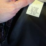 Vintage Crushed Velvet Floral Vest – Y2K Holiday Glam Black Size L Photo 3