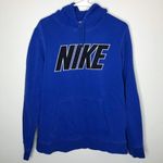 Nike Blue Logo Hoodie Sweatshirt Photo 0