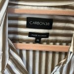 Carbon38 Twisted Tunic Shirt Striped Size XS Photo 5