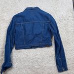 POLO JEANS CO RALPH LAUREN Womens Denim Jacket Blue Cropped Trucker Size S Photo 7