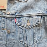 Levi's Levi Ex-Boyfriend Trucker Denim Jacket Size Small New Photo 5