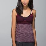 Lululemon  Breathe In Tank Heathered Bordeaux Drama / Rust Berry Size 6 Photo 1