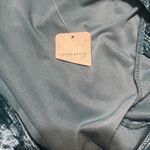 Free People Intimately Don’t You Wish Velvet Bodysuit Deep Teal Size Large New Photo 5