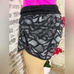 Lululemon athletica Black and Gray Patterned Athletic Shorts Photo 8