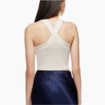 Aritzia Babaton Sculpt Knit Criss Cross Cropped Top Photo 3