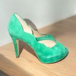 Staccato ✨ Suede Open Toe Sz 35/5 Heels✨ Photo 1