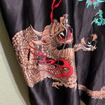 Vintage Black Dragon Robe Unisex Size L Photo 7
