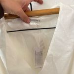 Outerknown  Lulu Dress Butter Cream Swiss Dot Size Large Photo 5