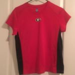 NCAA  Women's Juniors Shirt Georgia Bulldogs Activewear Size Large Red Black Photo 0