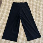 Cactus Flower Modern Wide Leg Pants for Women size 4. Black Photo 6
