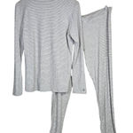 Cuddl Duds  Striped Turtleneck Long‎ Sleeve Top Pants Pajama Set XL Modal Spandex Photo 0
