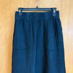 Free People Black Gauze Wide Leg Cropped Pants XS Photo 1