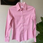 Brooks Brothers non-iron tailored fit pink button down poplin top Photo 0