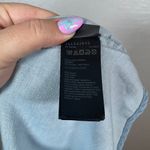 All Saints Women 2 Blue Denim Chambray Calla Bay Shirt Dress Snaps Tie Waist Photo 7