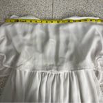 Show Me Your Mumu NWT  Caitlin Ruffle Romper White Short Women’s Size Medium Photo 5