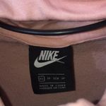 Nike  pink sweatshirt Hoodie Gold long sleeve Pocket size XS gold shimmer cowl​ Photo 2
